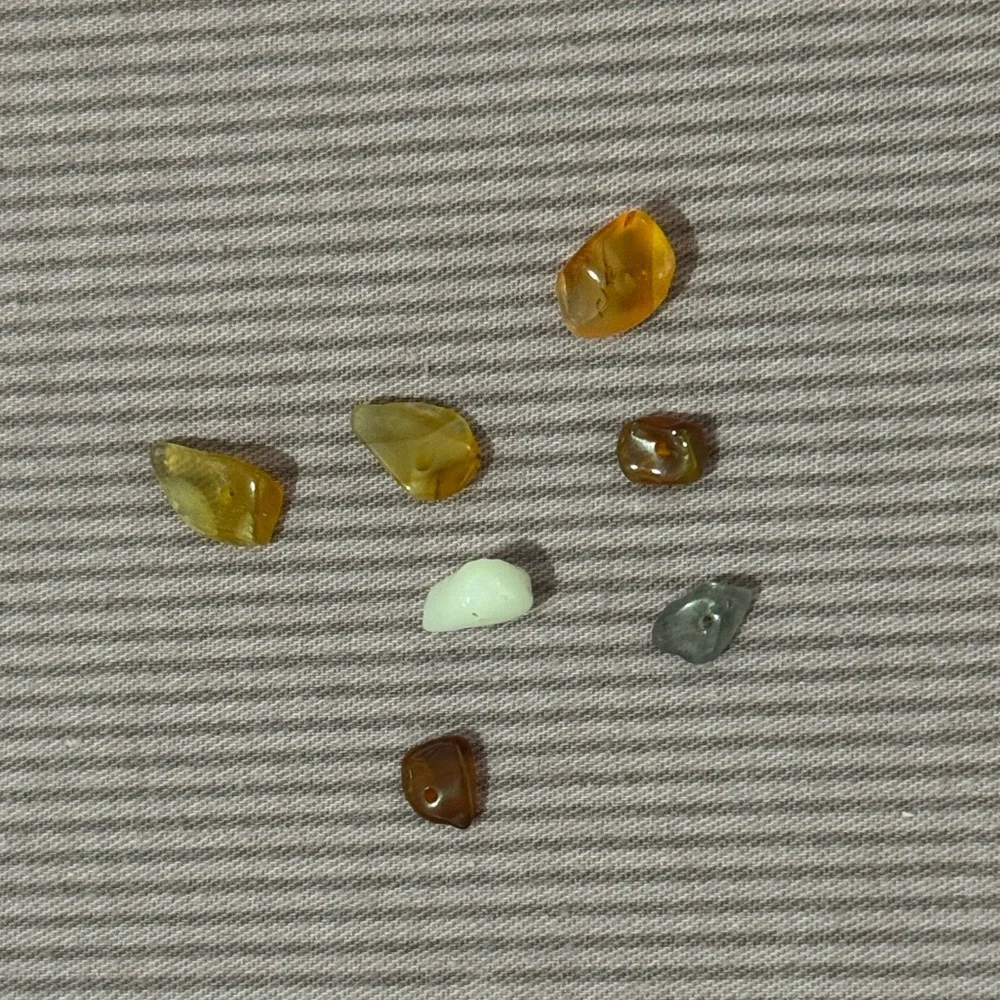 Bracelet Crystals and Assorted Gemstones Charms - 17 pieces